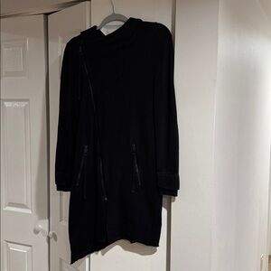 ZARa Women’s jacket Zara black 100 cotton with pockets  good condition size s